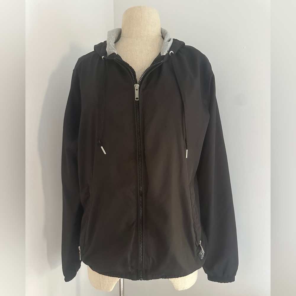 Pull&Bear Black Hooded Jacket